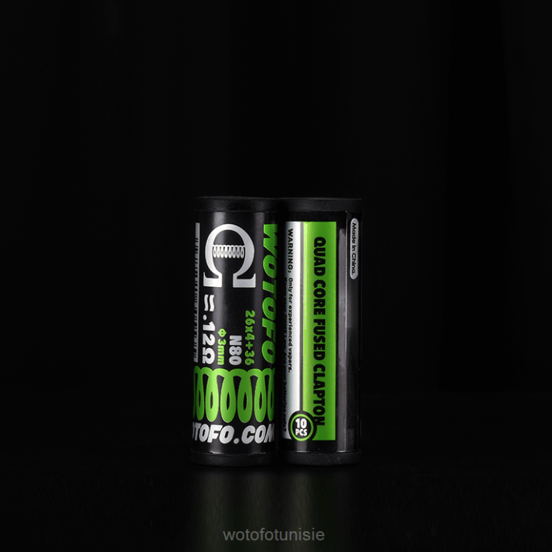 Wotofo لفائف مسبقة الصنع كلابتون رباعي النواة بمقاومة 0.12 أوم - Wotofo vape prix Tunisie NHL4V337