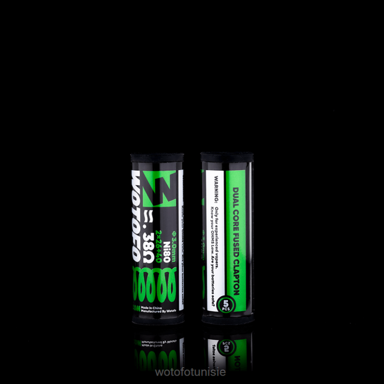 Wotofo لفائف مسبقة الصنع ثنائي النواة تنصهر كلابتون 0.38 أوم 5 قطع - Wotofo vape pods NHL4V325