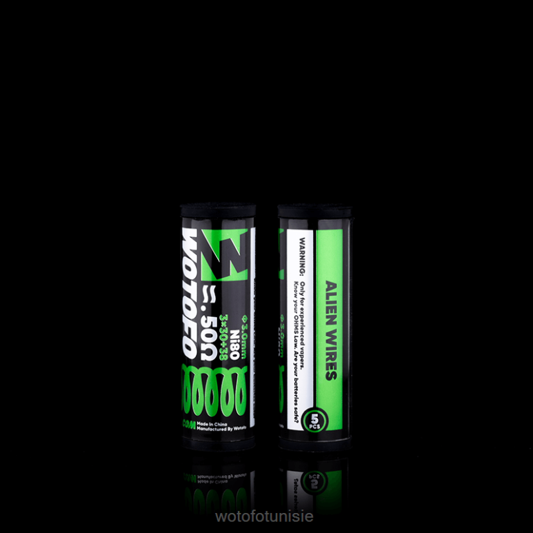 Wotofo لفائف مسبقة الصنع سلك فضائي 0.50 أوم 5 قطع - Wotofo nicotine NHL4V331