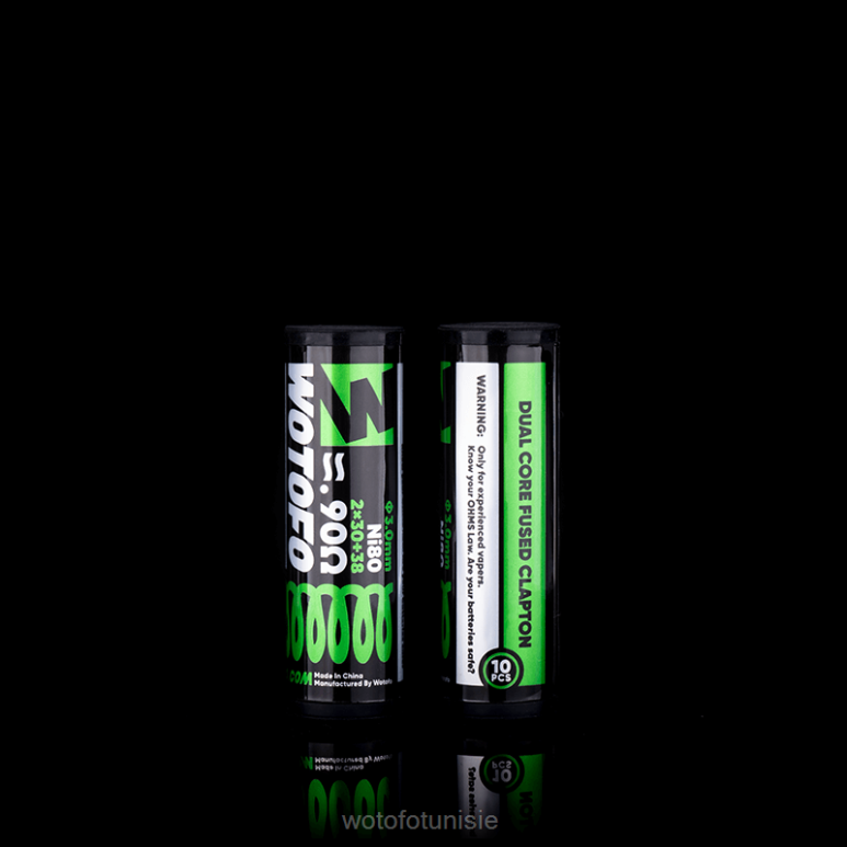 Wotofo لفائف مسبقة الصنع كلابتون ثنائي النواة 0.90 أوم 10 قطعة - Wotofo vape review NHL4V326