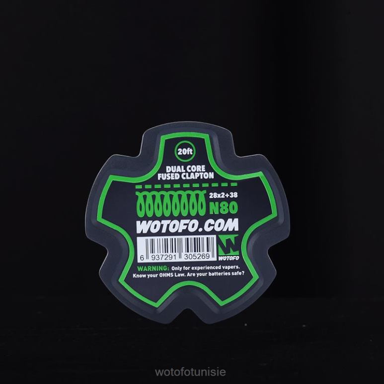 Wotofo بكرة سلكية مسبقة الصنع كلابتون ثنائي النواة - 28*2+38 - Wotofo vape pods NHL4V345