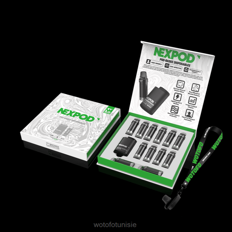 Wotofo NEXPOD مجموعة 20 ملغ صندوق أساسي - Wotofo vape prix Tunisie NHL4V7