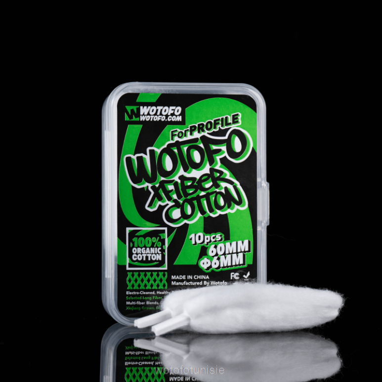 Wotofo PROFILE قطن xfiber للملف الشخصي 6 ملم - Wotofo nicotine NHL4V311