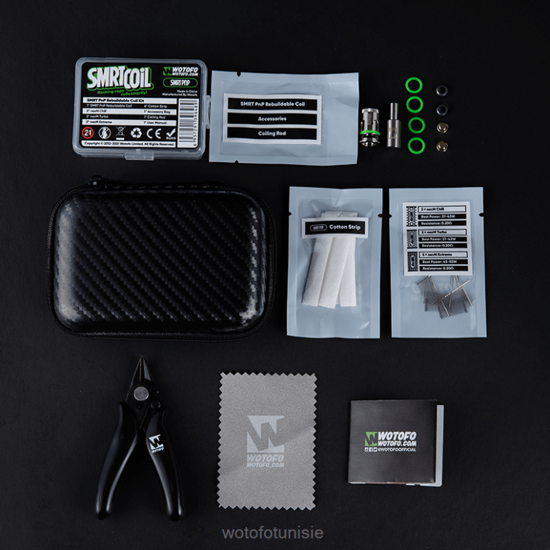 Wotofo SMRT حزمة لفائف قابلة لإعادة البناء حزمة smrt pnp - Wotofo vape review NHL4V346